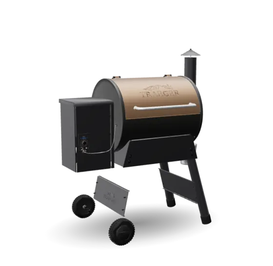 Traeger Pro 22, pellet grill: 3D model