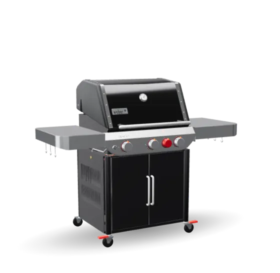 Weber Genesis E-325s, gas grill, 3 burners and sear zone: 3D model